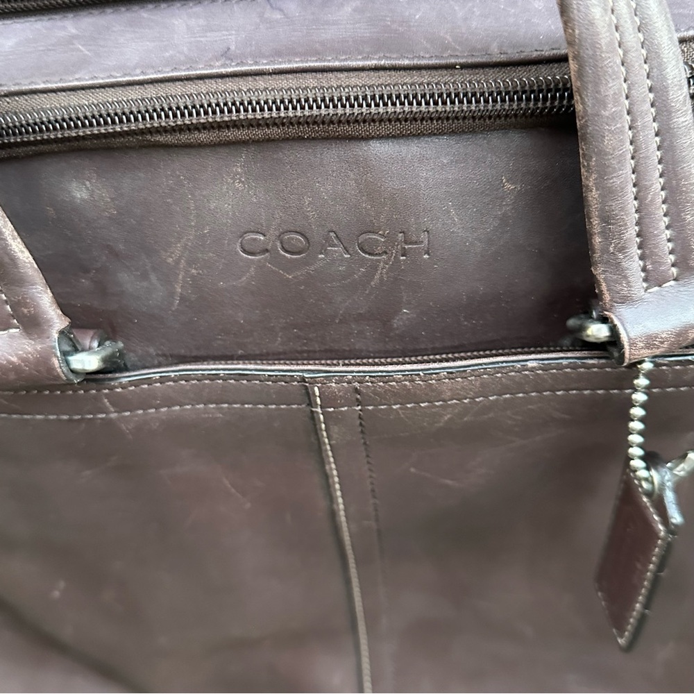 COACH Lexington commuter soft leather briefcase F70707 - Picture 3 of 16
